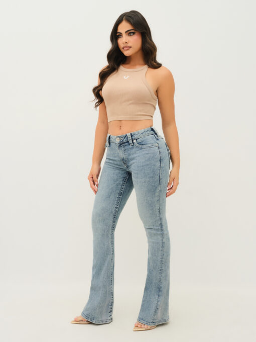 True Religion Joey Mid Rise Flap Jeans Peak Spot