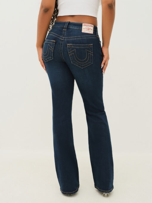 True Religion Becca Mid Rise Boot Cut Jeans Indigo Upgrade