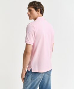 Gant Regular Fit Shield Pique Shirt California Pink