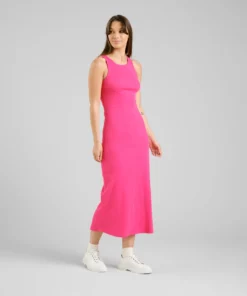 Dedicated Rib Dress Motala Raspberry Pink