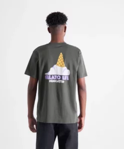 Dedicated T-shirt Stockholm Gelato Life Charcoal