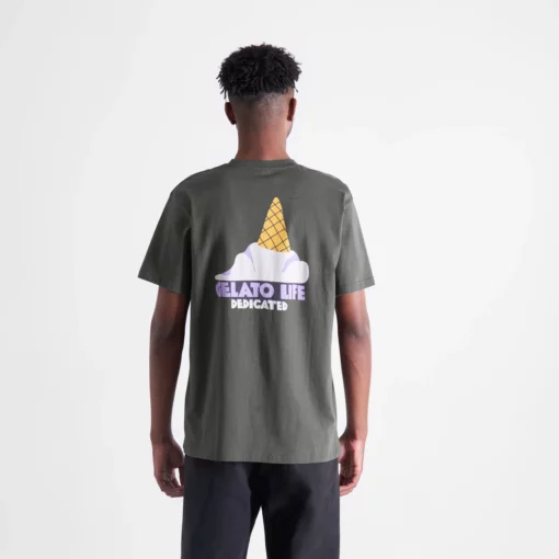 Dedicated T-shirt Stockholm Gelato Life Charcoal