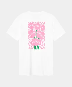 Dedicated T-shirt Stockholm Magical Flowers White
