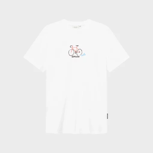 Dedicated T-shirt Stockholm Surprise Bike White