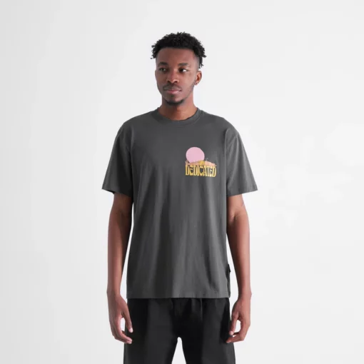 Dedicated T-shirt Stockholm Vacay Logo Charcoal
