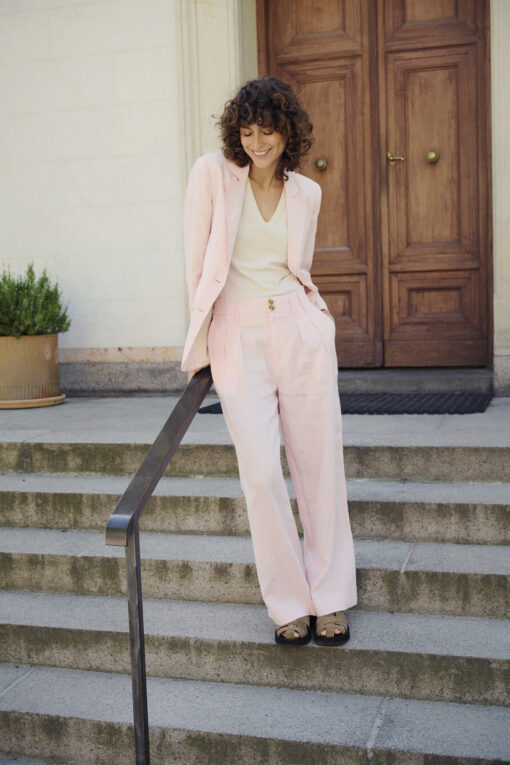 Part Two NanatiPW Linen Trousers Lotus