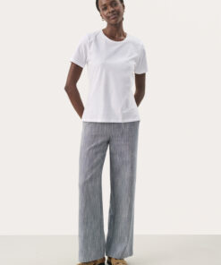 Part Two MaggiPW Blouse White Shine Hot Fix