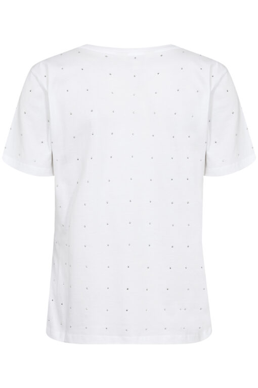 Part Two MaggiPW Blouse White Shine Hot Fix