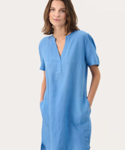 Part Two Aminase Dress Silver Lake Blue