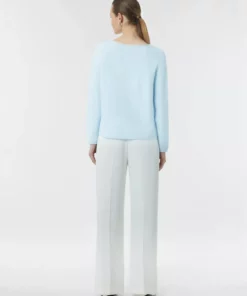Comma, Knitted Pullover Light Blue