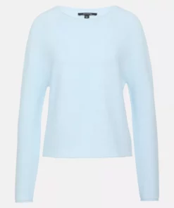 Comma, Knitted Pullover Light Blue