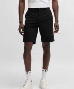 Boss Slim Fit Chino Shorts Black