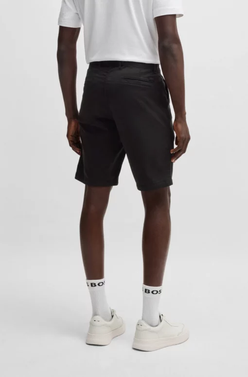 Boss Slim Fit Chino Shorts Black