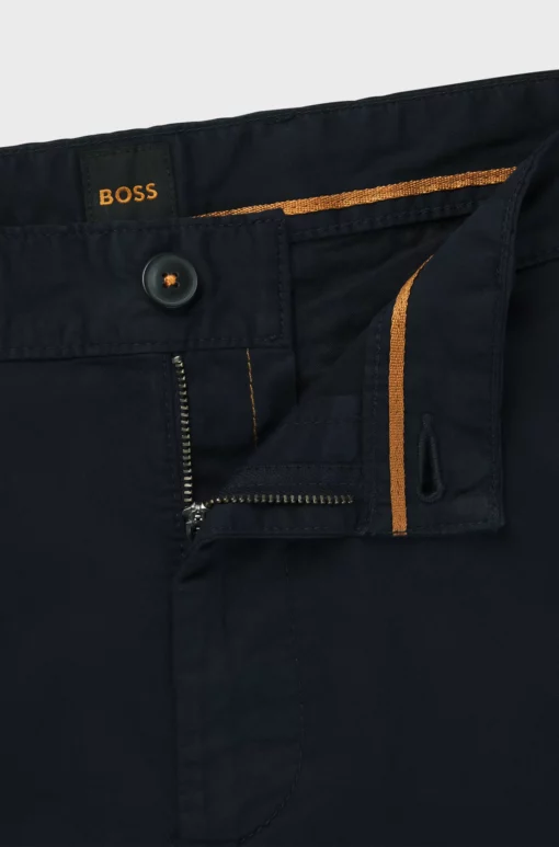 Boss Slim Fit Chino Shorts Dark Navy