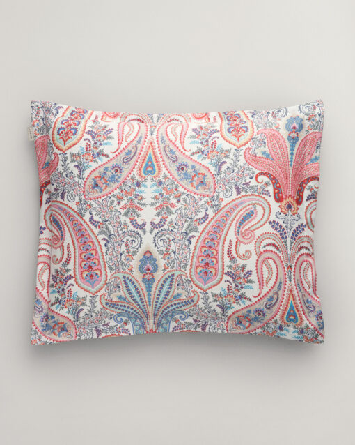 Gant Home Key West Paisley Pillowcase 50 x 60 Orange Red