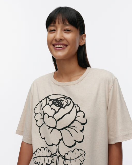 Marimekko Kioski Vihne Vihkiruusu Placement Beige