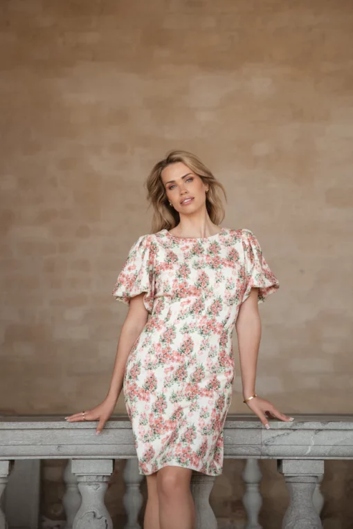 Dry Lake Liz Dress Coral Flower