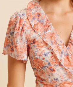 Dry Lake Takita Dress Coral Flower