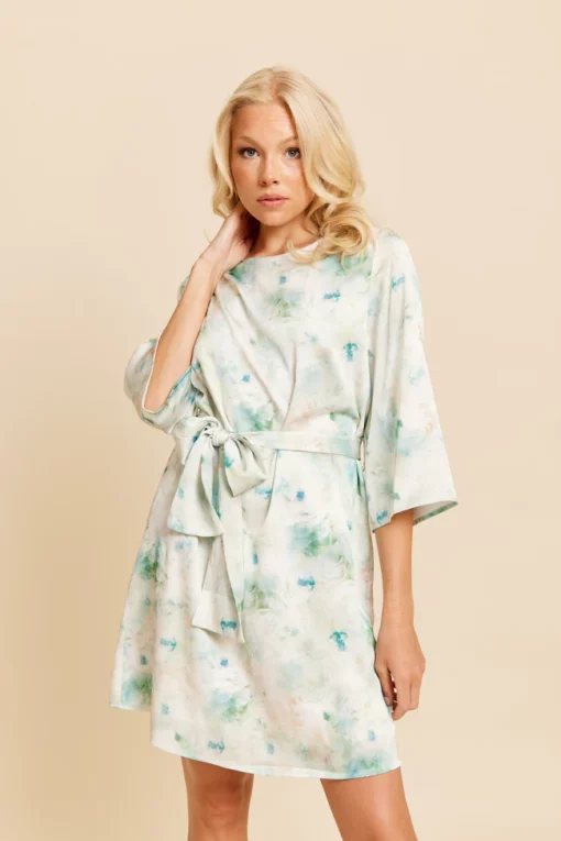 Dry Lake Kailey Dress Light Green Melange
