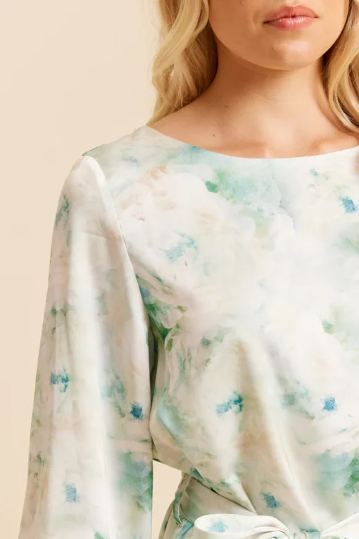 Dry Lake Kailey Dress Light Green Melange