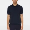 J.Lindeberg Ridge Knitted Polo Shirt JL Navy