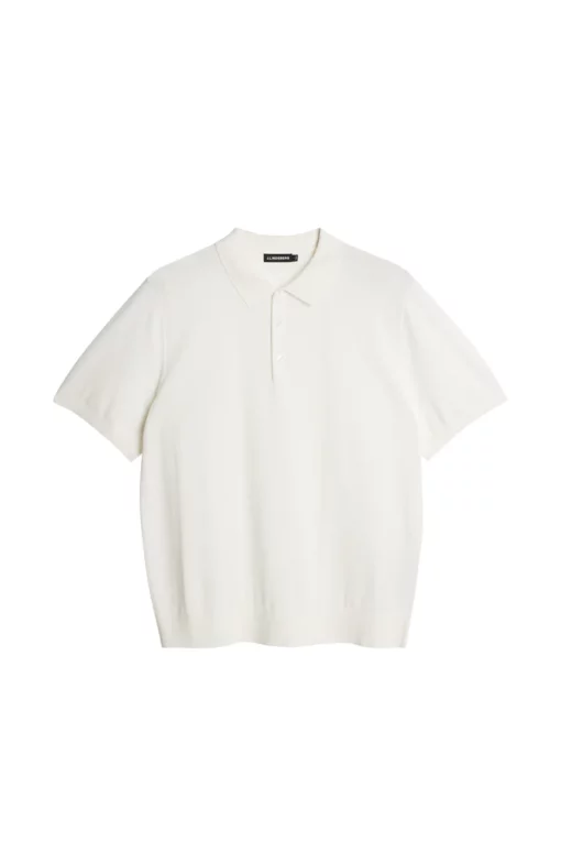 J.Lindeberg Reymond Solid Stripe Polo White