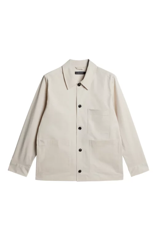 J.Lindeberg Easton Workwear Overshirt Jacket Moonbeam