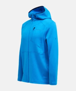 Peak Performance Trail Polartec Zip Hood Men Brilliant Blue