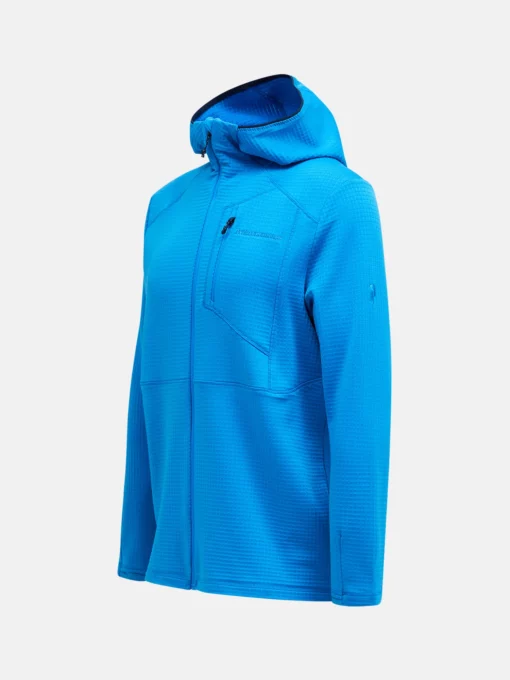 Peak Performance Trail Polartec Zip Hood Men Brilliant Blue