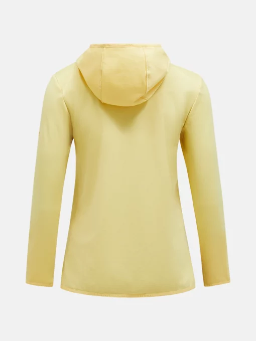 Peak Performance Light Zip Hood Women Mellow Yellow