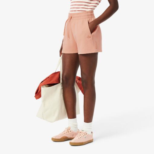Lacoste Cotton Jersey Shorts Pinkish Beige