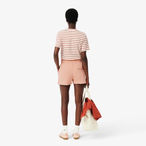 Lacoste Cotton Jersey Shorts Pinkish Beige