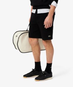 Lacoste Regular Fit Fleece Shorts Black