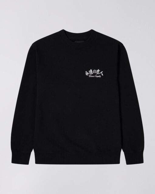 Edwin Forever Lover Sweatshirt Black