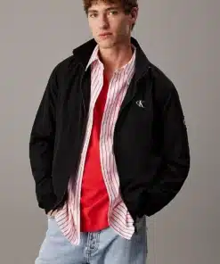 Calvin Klein Unpadded Harrington Jacket Ck Black