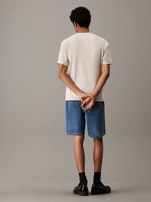 Calvin Klein Logo Appliqué T-shirt Oatmeal