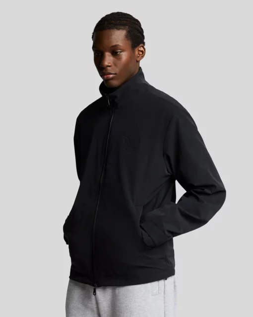Lyle & Scott Keyline Windbreaker Jacket Jet Black