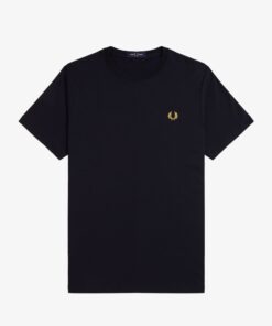 Fred Perry Crew Neck T-shirt Navy/Honeycomp