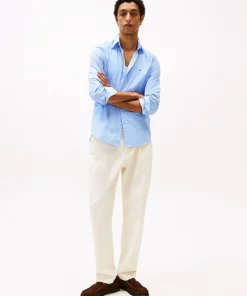 Tommy Hilfiger TH Flex Regular Fit Print Shirt Sweet Blue Prt