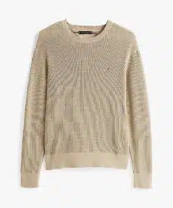 Tommy Hilfiger Racking Structure C-Neck Sweater Sandalwood Heather