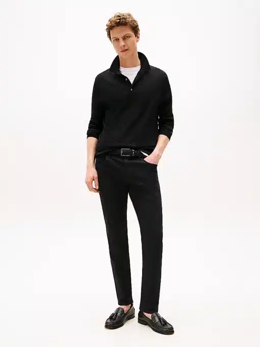 Tommy Hilfiger Harlem Black Relaxed Tapered Leg Jeans Stay Black