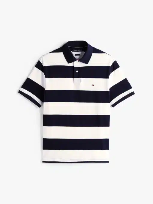 Tommy Hilfiger Blocking Contrast Placket Polo Sesert sky / Ivory petal