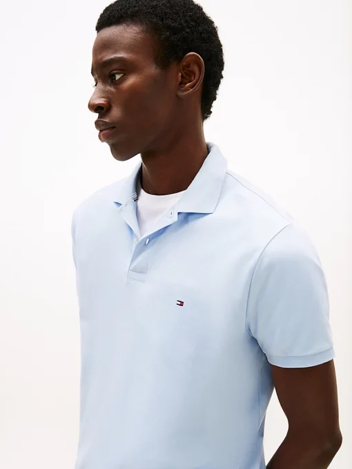 Tommy Hilfiger Regular Fit Polo Shirt Breezy Blue