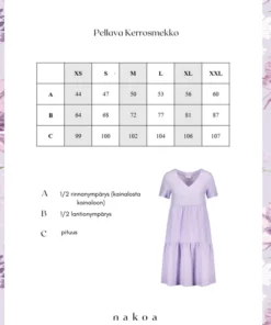 Nakoa Layered Linen Dress Sky Blue