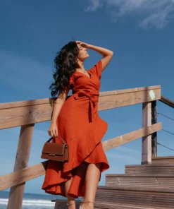 Nakoa Annika Dress Burnt Orange