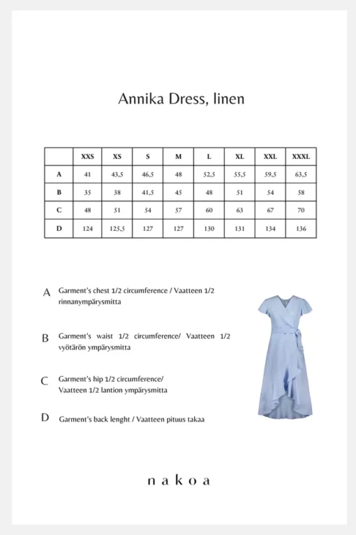 Nakoa Annika Dress Burnt Orange