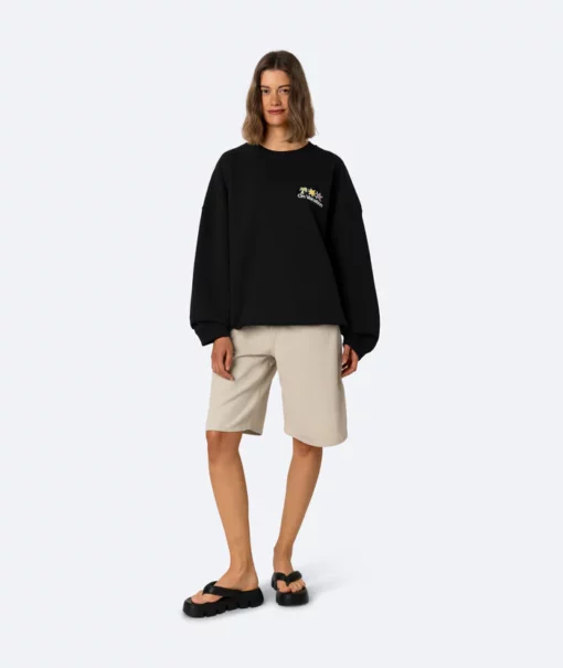 On Vacation Holiday Service Sweatshirt Black