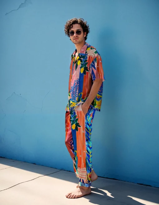 On Vacation Santorini Shirt Multi