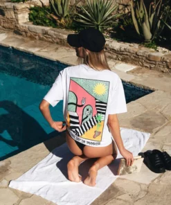 On Vacation Another Day In Paradise T-shirt White