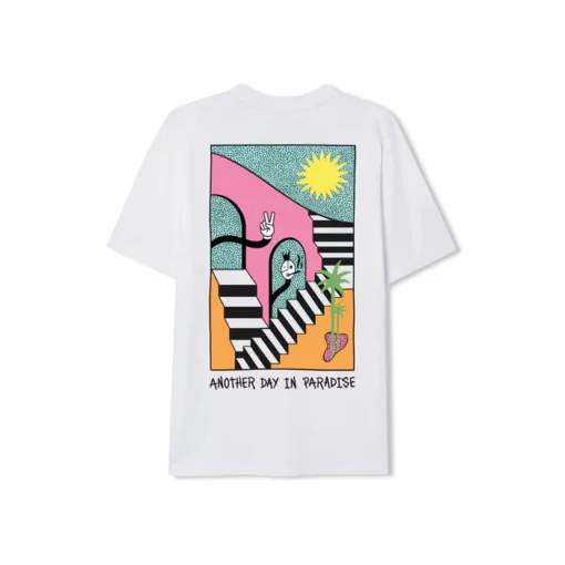 On Vacation Another Day In Paradise T-shirt White